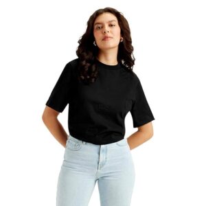 Levi's Women Cotton Classic Fit Brand Logo Crew Neck T-Shirt