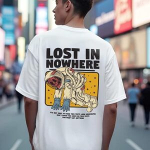 Bewakoof Men's 100% Cotton 220 GSM Graphic Print Oversized Fit Round Neck T-Shirt